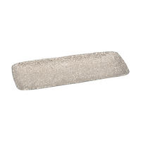 SERVIERTABLETT Metall  - Silberfarben, Basics, Metall (38,5/14,5/2,5cm) - Ambia Home