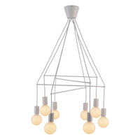 PENDELLEUCHTE Alto 82/82/95 cm   - Weiß, Design, Metall (82/82/95cm)