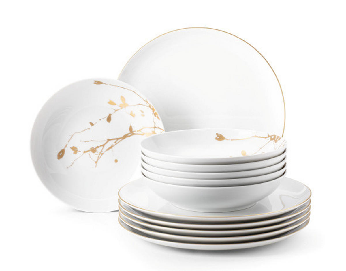 Serviciu De Masă 12 piese  - Basics, ceramică (32,3/32,3/23,5cm) - Seltmann Weiden