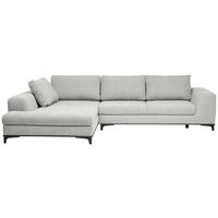 ECKSOFA inkl. Funktionen Creme Webstoff Rückenkissen, Bettkasten, Schlaffunktion, Rücken echt  - Wengefarben/Creme, Design, Holz/Textil (211/314cm) - Stylife