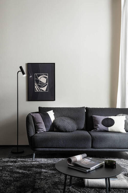 Thumbnail - Schöner Wohnen Webteppich Heaven, Anthrazit, Textil, Struktur, rechteckig, 200x290 cm, pflegeleicht, Teppiche & Böden, T...