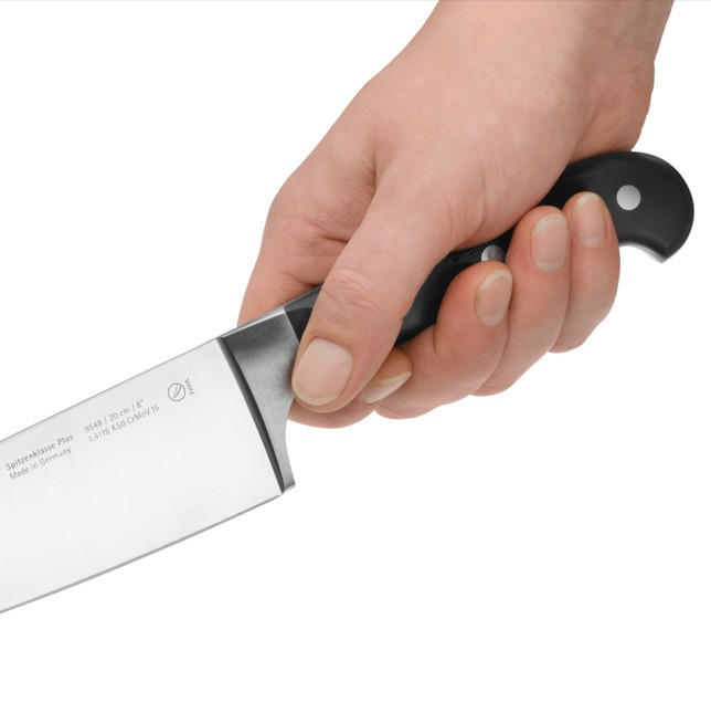 STEAKMESSER Spitzenklasse Plus Edelstahl 22 cm  - Edelstahlfarben/Schwarz, Basics, Kunststoff/Metall (22cm) - WMF