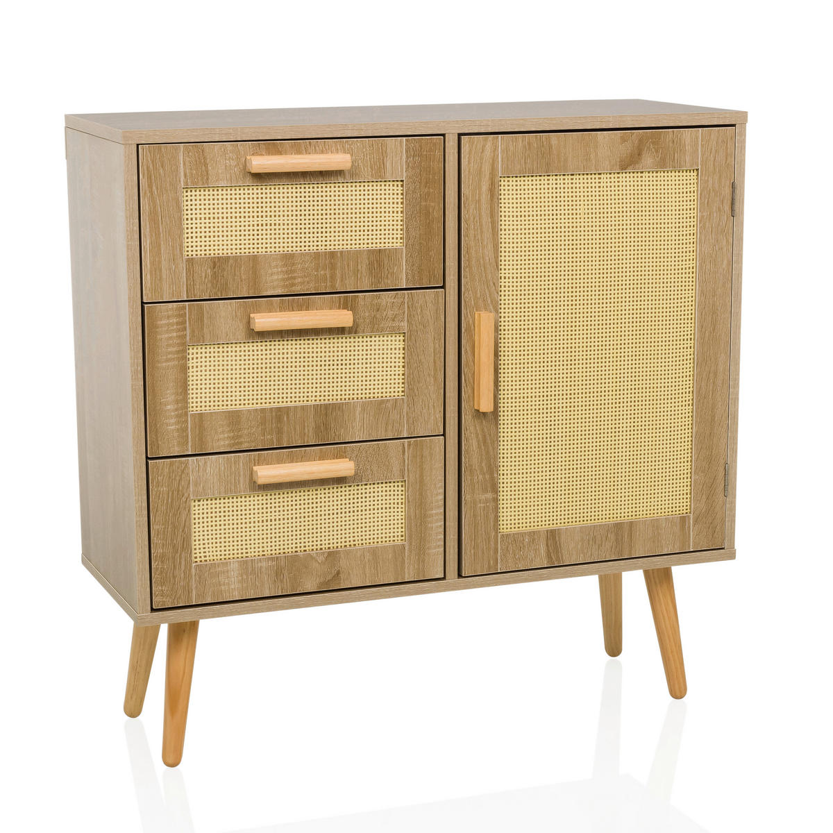 SIDEBOARD  in 80/78/32,5 cm  - Hellbraun, MODERN, Holzwerkstoff (80/78/32,5cm) - MID.YOU