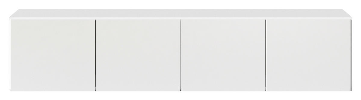 AUFSATZSCHRANK 181/39/54 cm  in  - Weiß Hochglanz/Weiß, KONVENTIONELL, Holzwerkstoff (181/39/54cm) - James Wood