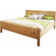 BETT 180/200 cm  in Zirbelkieferfarben  - Zirbelkieferfarben, Natur, Holz (180/200cm) - Linea Natura