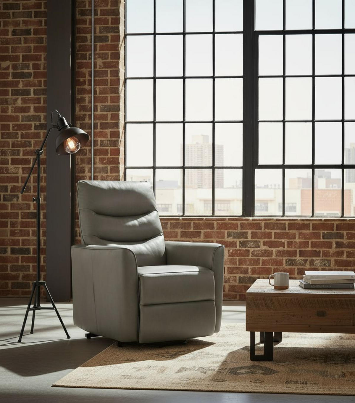 FERNSEHSESSEL in Lederlook Grün  - Schwarz/Grün, KONVENTIONELL, Textil/Metall (76/105/88cm) - MID.YOU