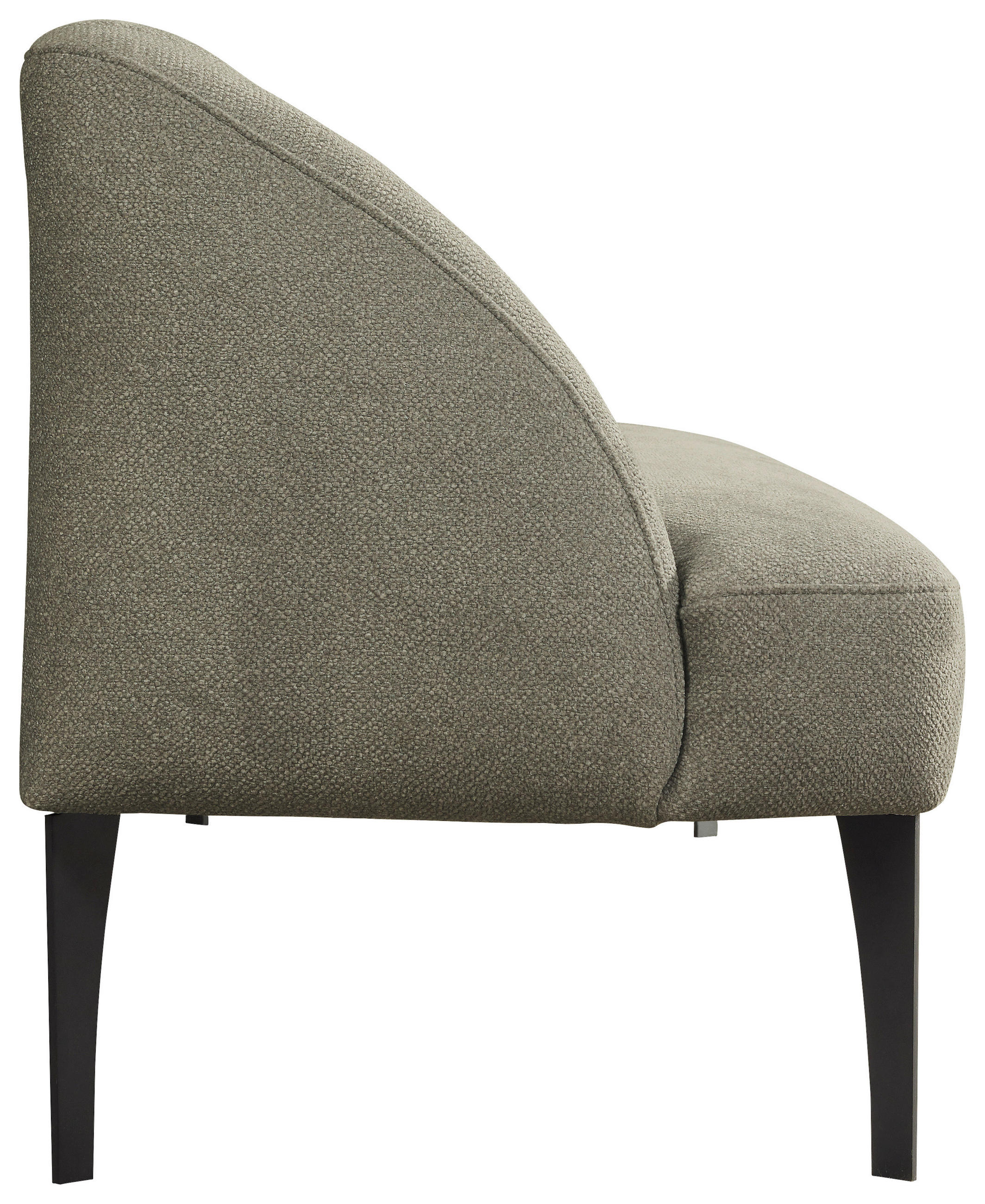 SITZBANK 197/85/72 cm Webstoff Hellgrün Metall  - Schwarz/Hellgrün, KONVENTIONELL, Textil/Metall (197/85/72cm) - Moderano