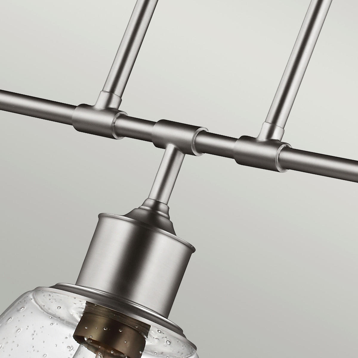 HÄNGELEUCHTE 91.4/24/57,8 cm    - Nickelfarben, Design, Metall (91.4/24/57,8cm) - Elstead Lighting