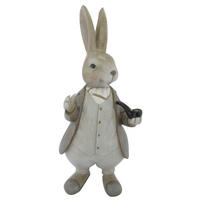 DEKOHASE   - Grau, LIFESTYLE, Kunststoff (13/33/13cm)