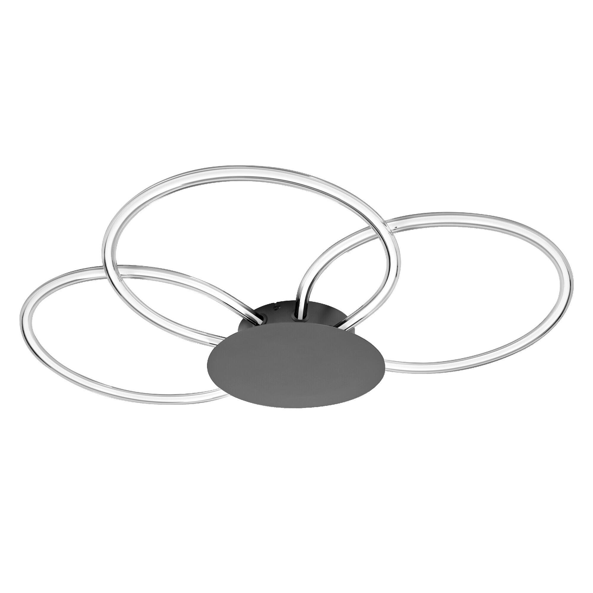 LED-DECKENLEUCHTE 7,5/91,3 cm   - Dunkelgrau, KONVENTIONELL, Kunststoff (7,5/91,3cm) - Ledvance