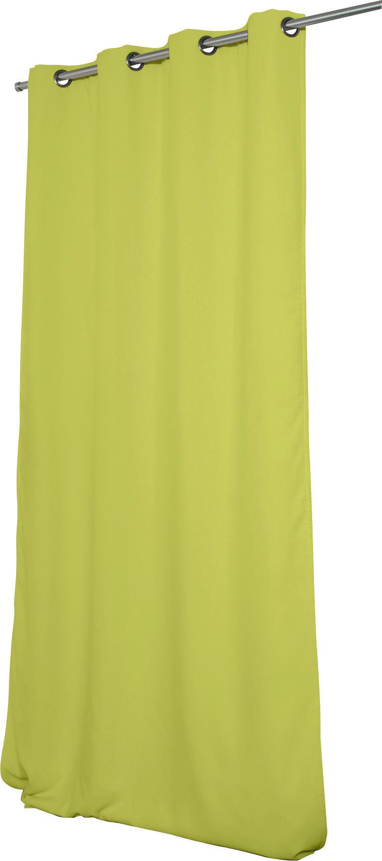 WÄRMESCHUTZVORHANG Verdunkelung 145/260 cm   - Hellgrün, Design, Textil (145/260cm)