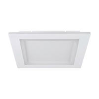 LED-DECKENLEUCHTE Padrogiano  Smart 45/45/10 cm   - Weiß, Basics, Kunststoff/Metall (45/45/10cm) - Eglo