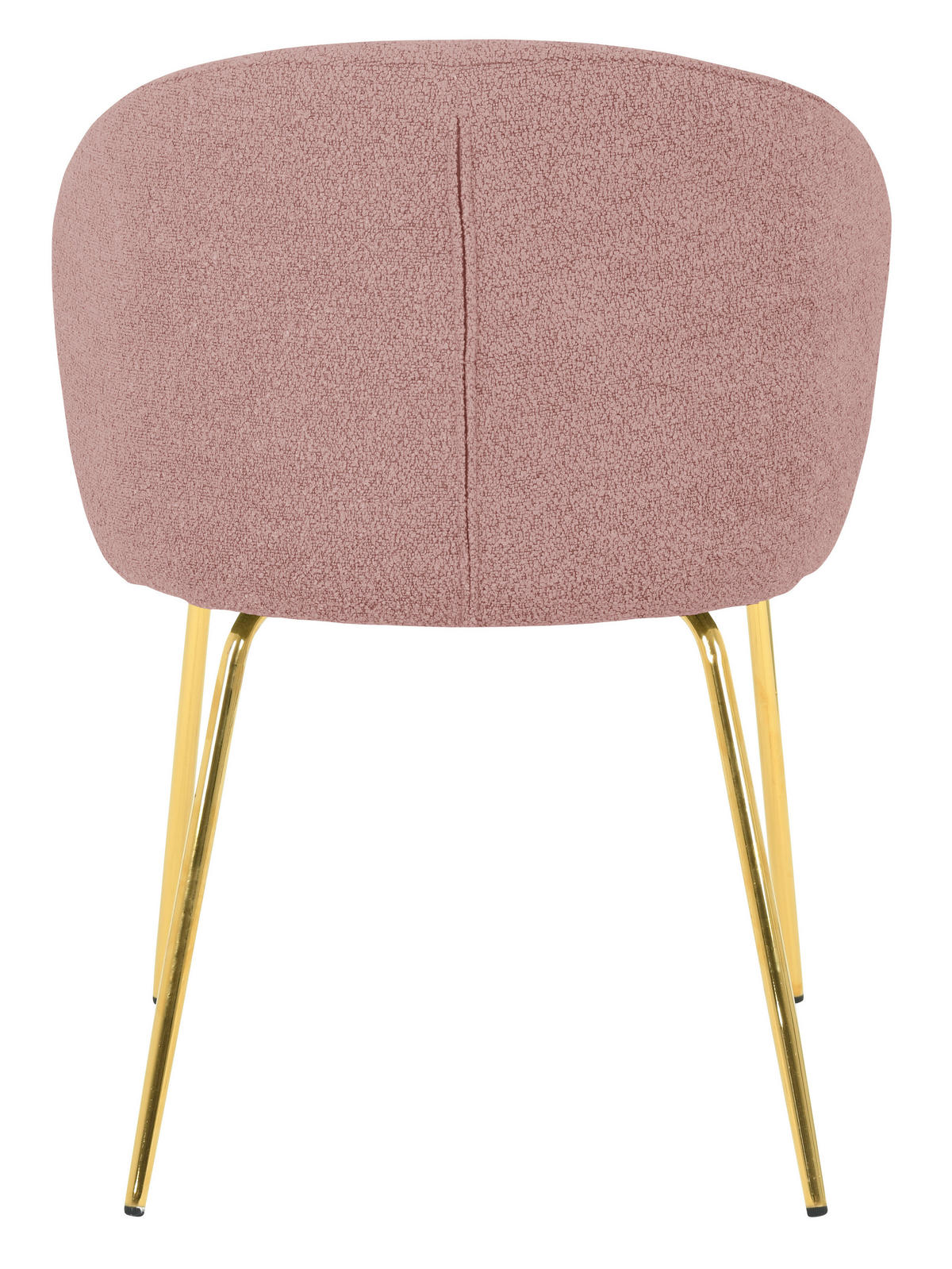 STOLICA  pink       - pink/zlatna, Moderno, drvo/metal (56/78/58cm) - Mömax