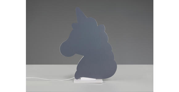 LED-DEKOLEUCHTE Unicorn 30,5/39,5 cm  - Weiß, LIFESTYLE, Kunststoff/Metall (30,5/39,5cm) - Novel