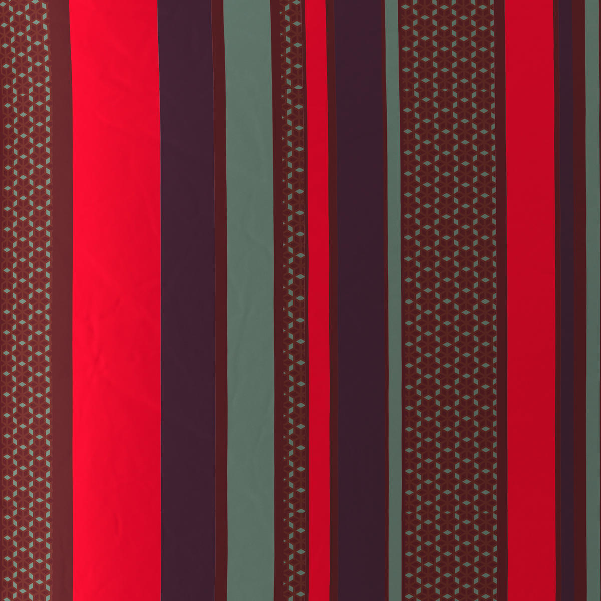 POSTEĽNÁ BIELIZEŇ, satén, červená, mätovozelená, 140/200 cm - mätovozelená/červená, Basics, textil (140/200cm) - Novel