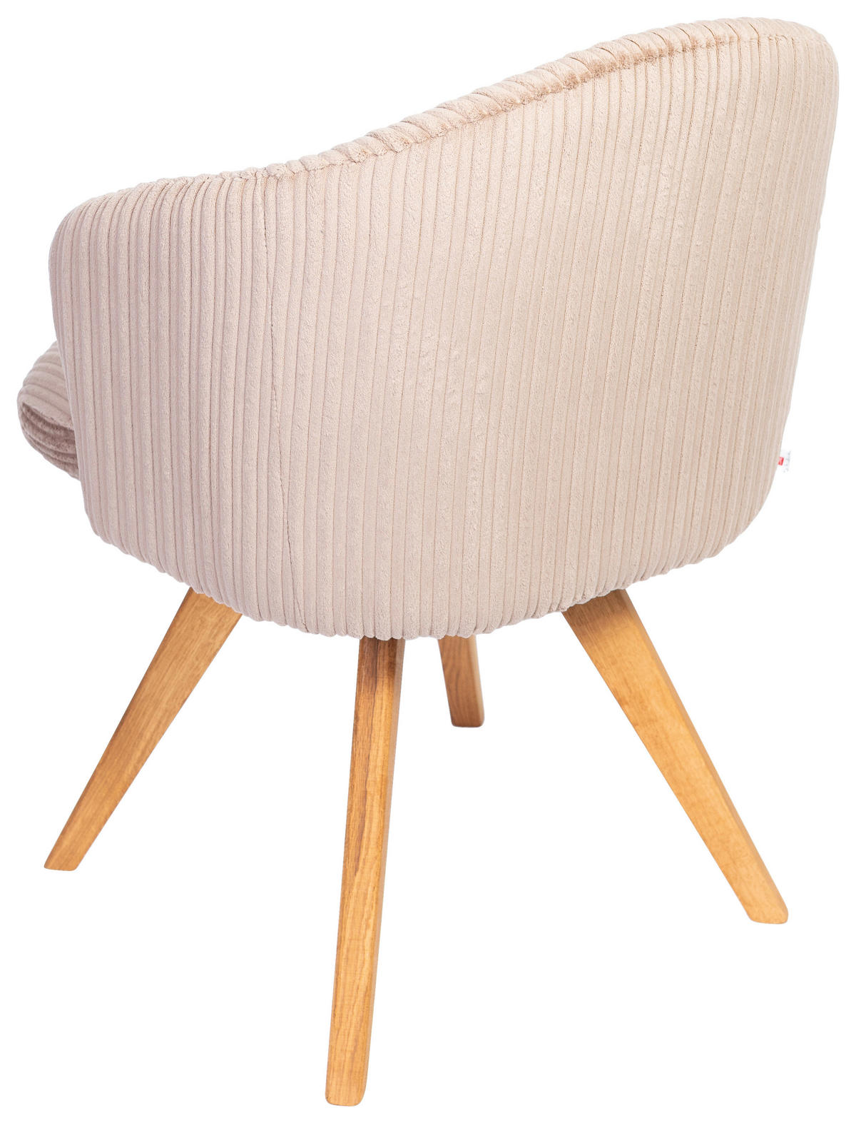 ARMLEHNSTUHL  in Feincord  - Eichefarben/Braun, KONVENTIONELL, Holz/Textil (59/64/58cm) - Stylife