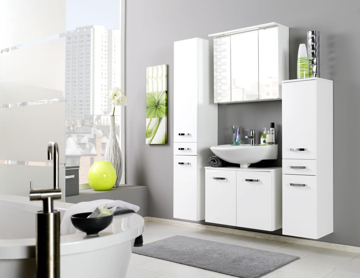 WASCHBECKENUNTERSCHRANK 70/58/35 cm  - Chromfarben/Silberfarben, KONVENTIONELL, Holzwerkstoff/Kunststoff (70/58/35cm) - Xora