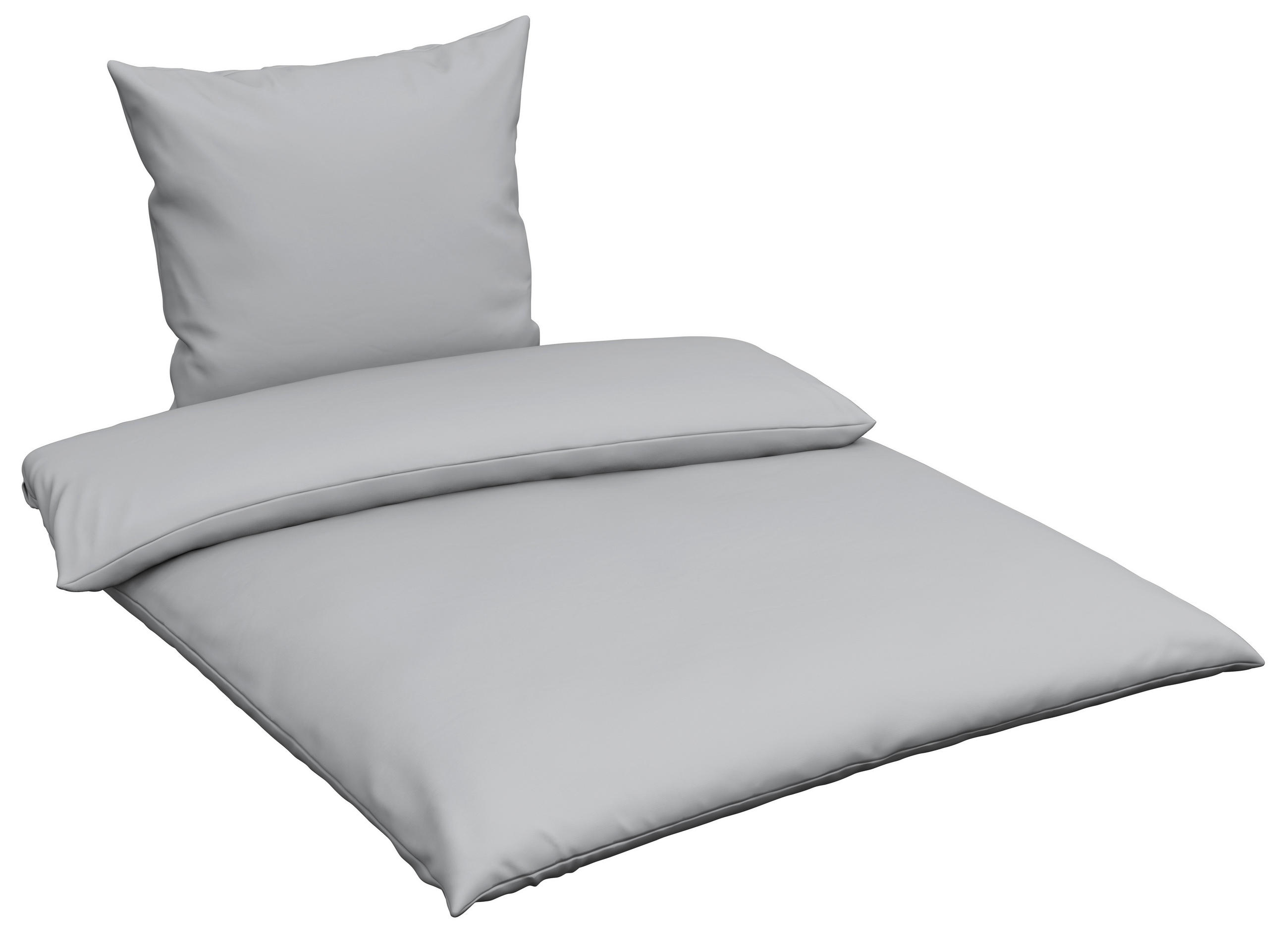 BETTWÄSCHE Renforcé 135/200 cm  - Grau, Textil (135/200cm) - Esposa