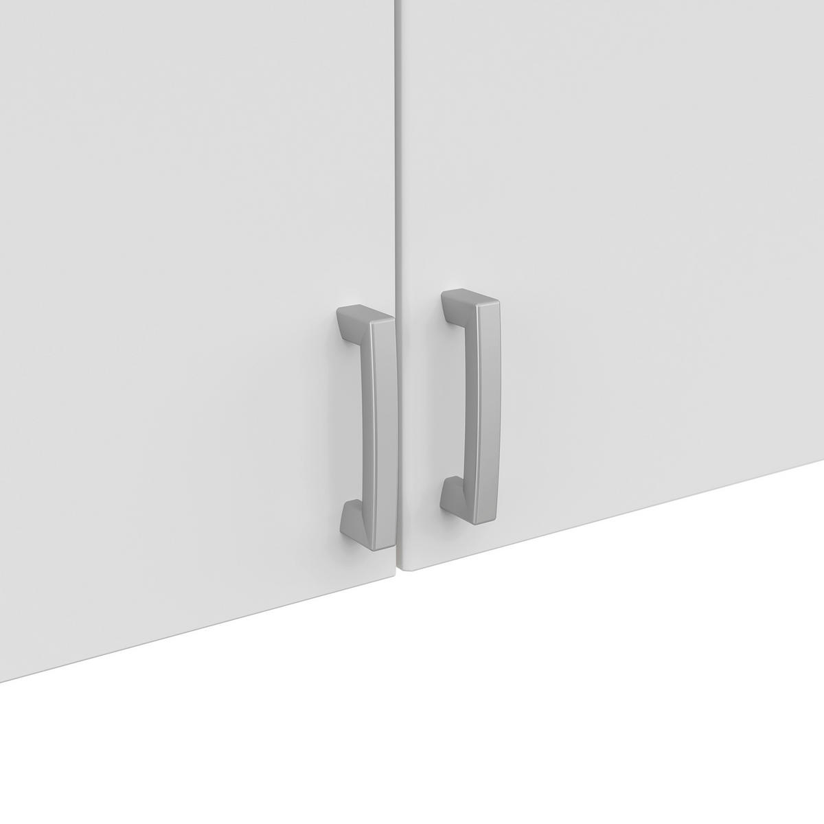 Extensie La Dulap   - argintiu/alb, Modern, plastic/material pe bază de lemn (136/39/54cm) - Carryhome