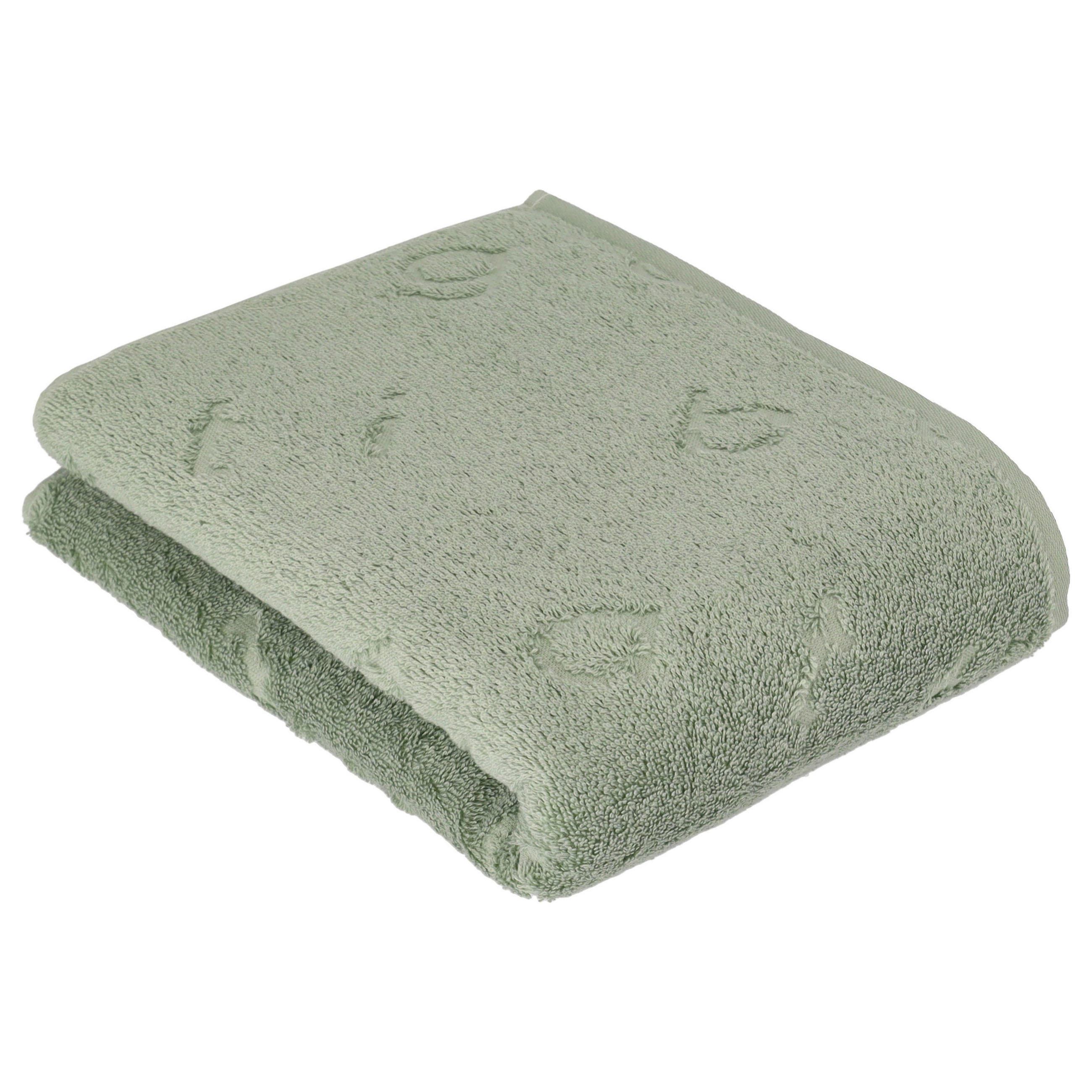 DUSCHTUCH TRENTINO 67/100 cm  - Grün, Basics, Textil (67/100cm) - Vossen