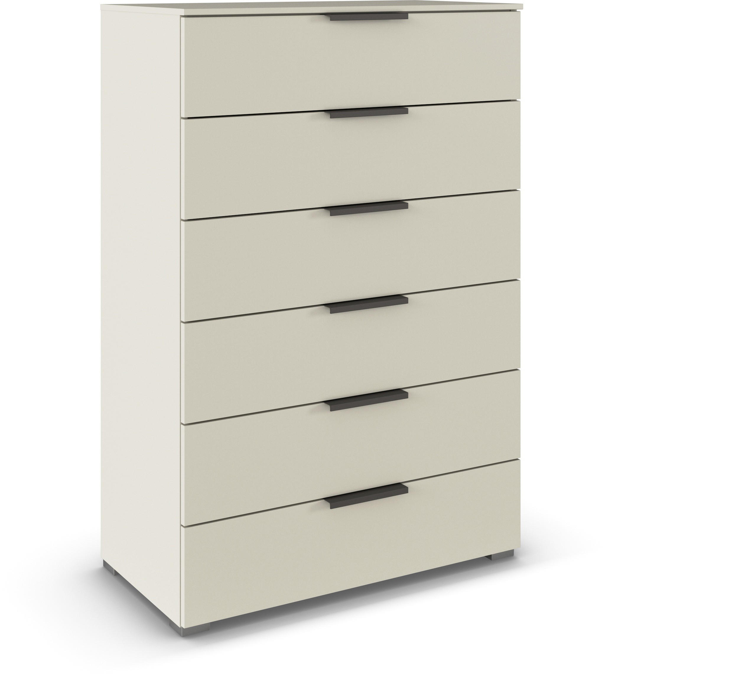KOMMODE  in 80/119/42 cm  - Champagner/Graphitfarben, Trend, Holzwerkstoff/Metall (80/119/42cm) - Novel