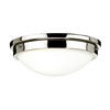 TAKLAMPA Elstead Gravity 31.8/10.8  cm  - nickelfärgad, Basics, metall/glas (31.8/10.8 cm) - Elstead Lighting