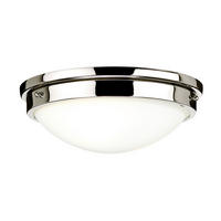 TAKLAMPA Elstead Gravity 31.8/10.8  cm  - nickelfärgad, Basics, metall/glas (31.8/10.8 cm) - Elstead Lighting