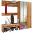 GARDEROBENLEISTE Strukturbuche furniert Eichefarben - Eichefarben, Design, Holz (111/18/2,5cm) - Linea Natura