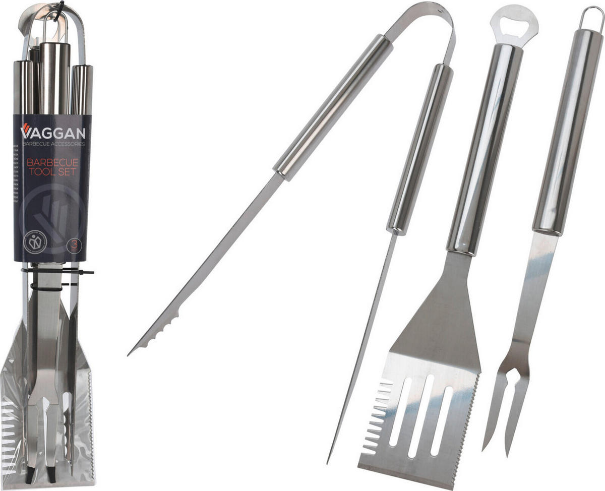 GRILOVACÍ PRÍBOR - viacfarebná, Basics, kov (4.5/48/9cm)