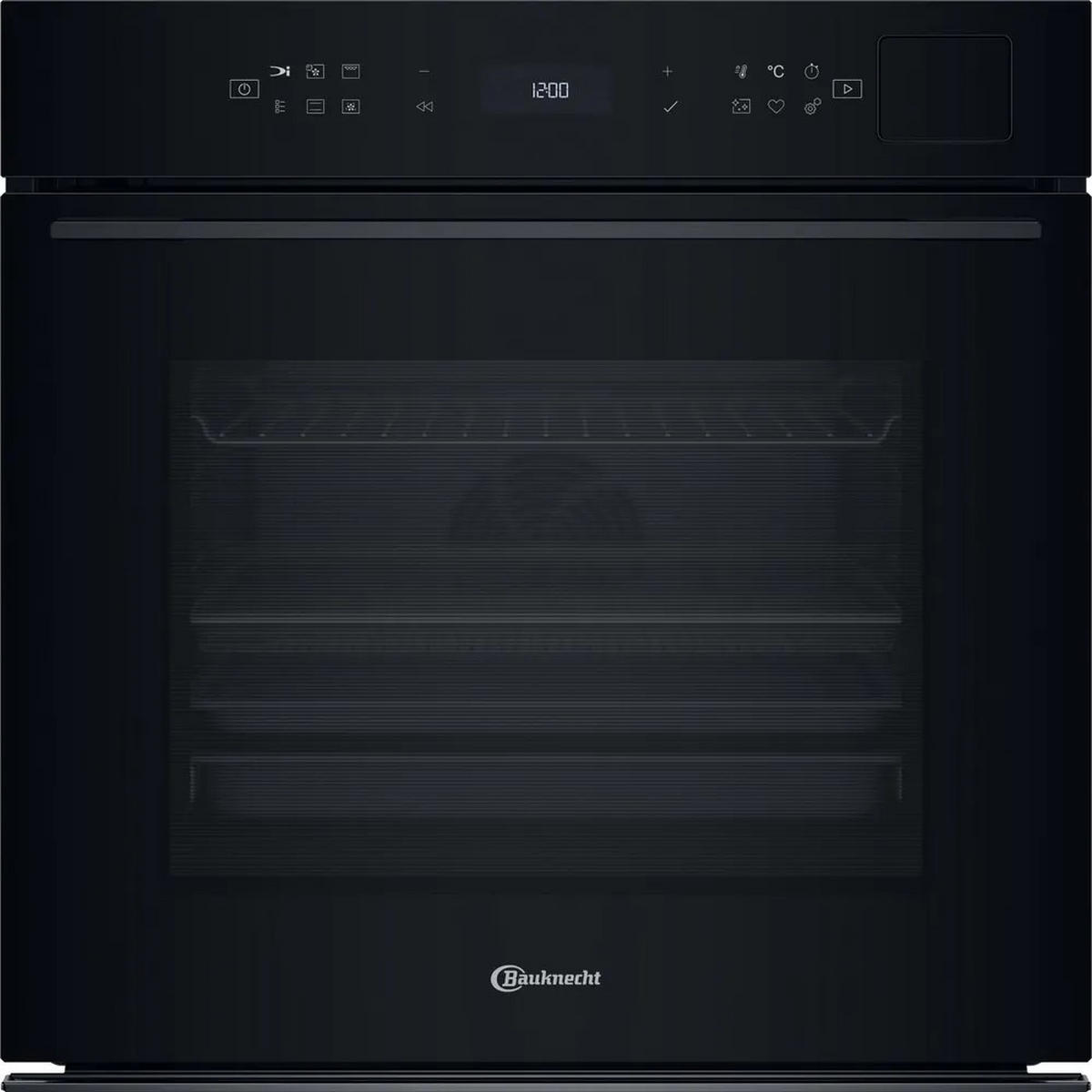 EINBAUBACKOFEN BBI7A8PT1SK  - Schwarz, Basics, Glas/Metall (59,5/59,5/54,9cm) - Bauknecht