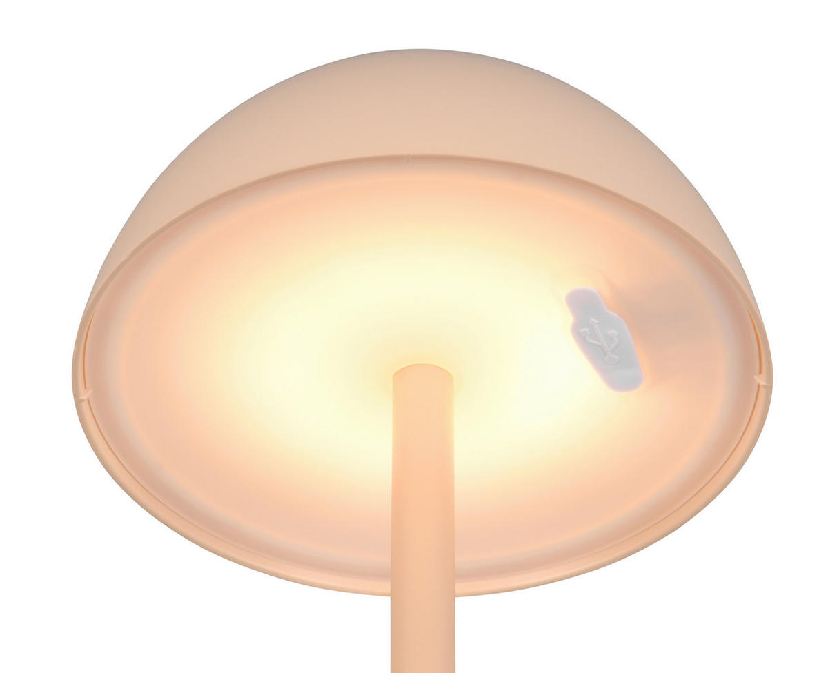 STOLNÍ LAMPA NA BATERIE 13,5/30 cm - pískové barvy, Trend, plast (13,5/30cm)