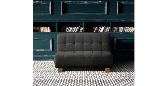 SCHLAFSOFA in Anthrazit - Anthrazit/Naturfarben, Design, Holz/Textil (125/92/102cm) - Novel