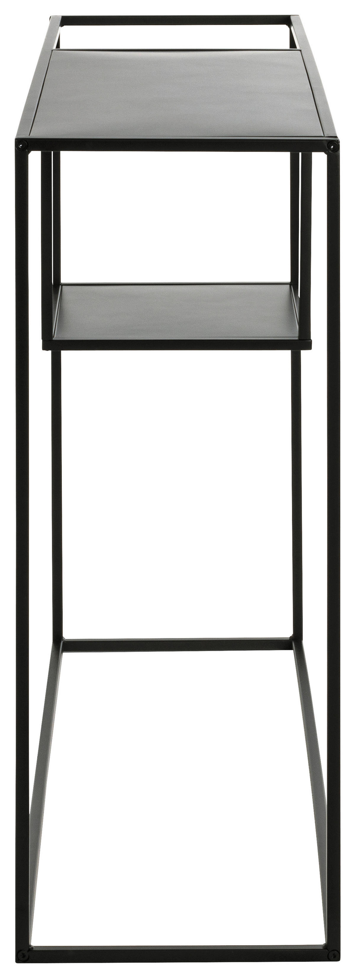 KONZOLOVÝ STOLEK, černá, kov, 100/30/80 cm - černá, Design, kov (100/30/80cm)