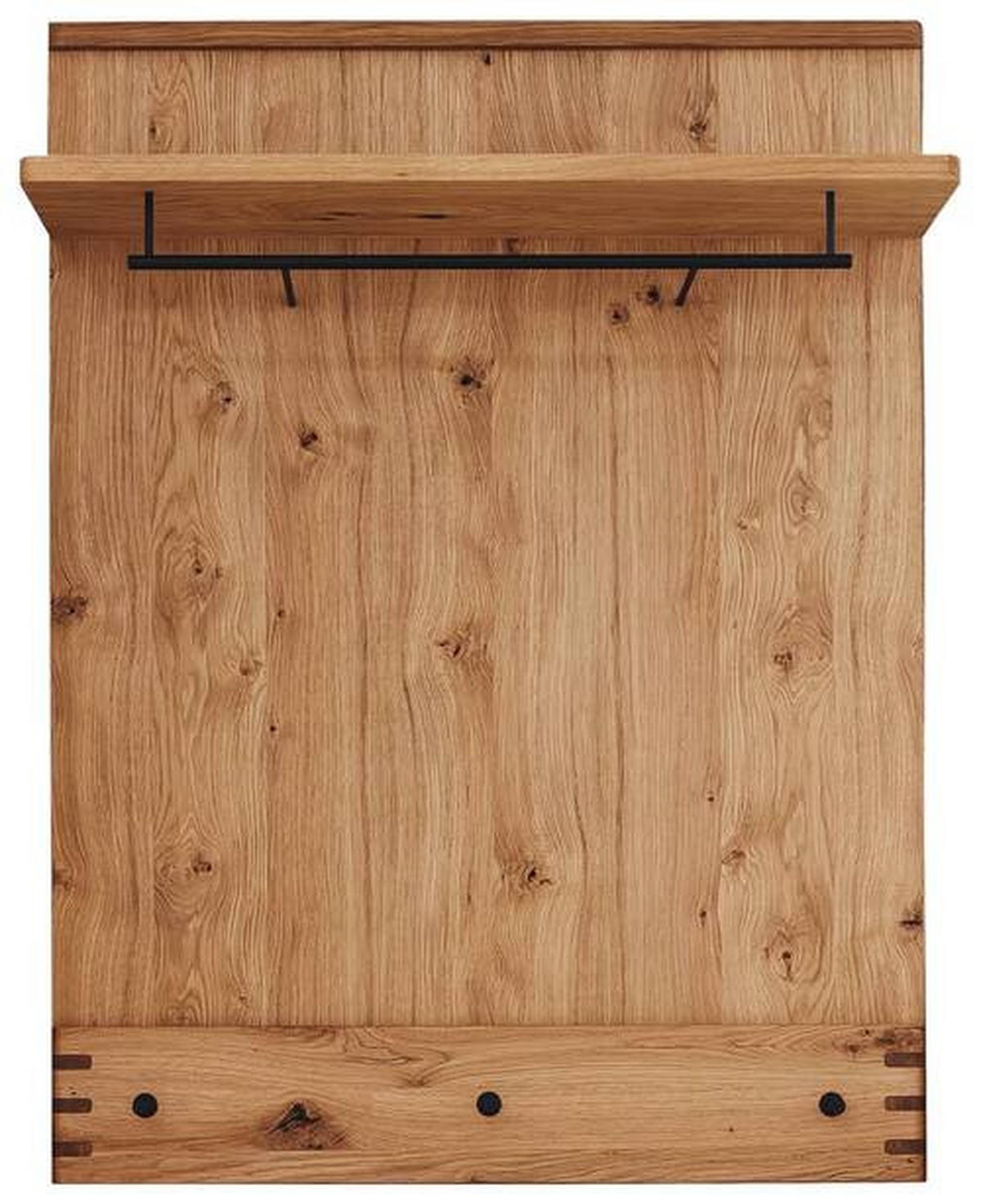 GARDEROBENPANEEL  in 90/120/30 cm  - Wildeiche, Natur, Holz/Holzwerkstoff (90/120/30cm) - Waldwelt