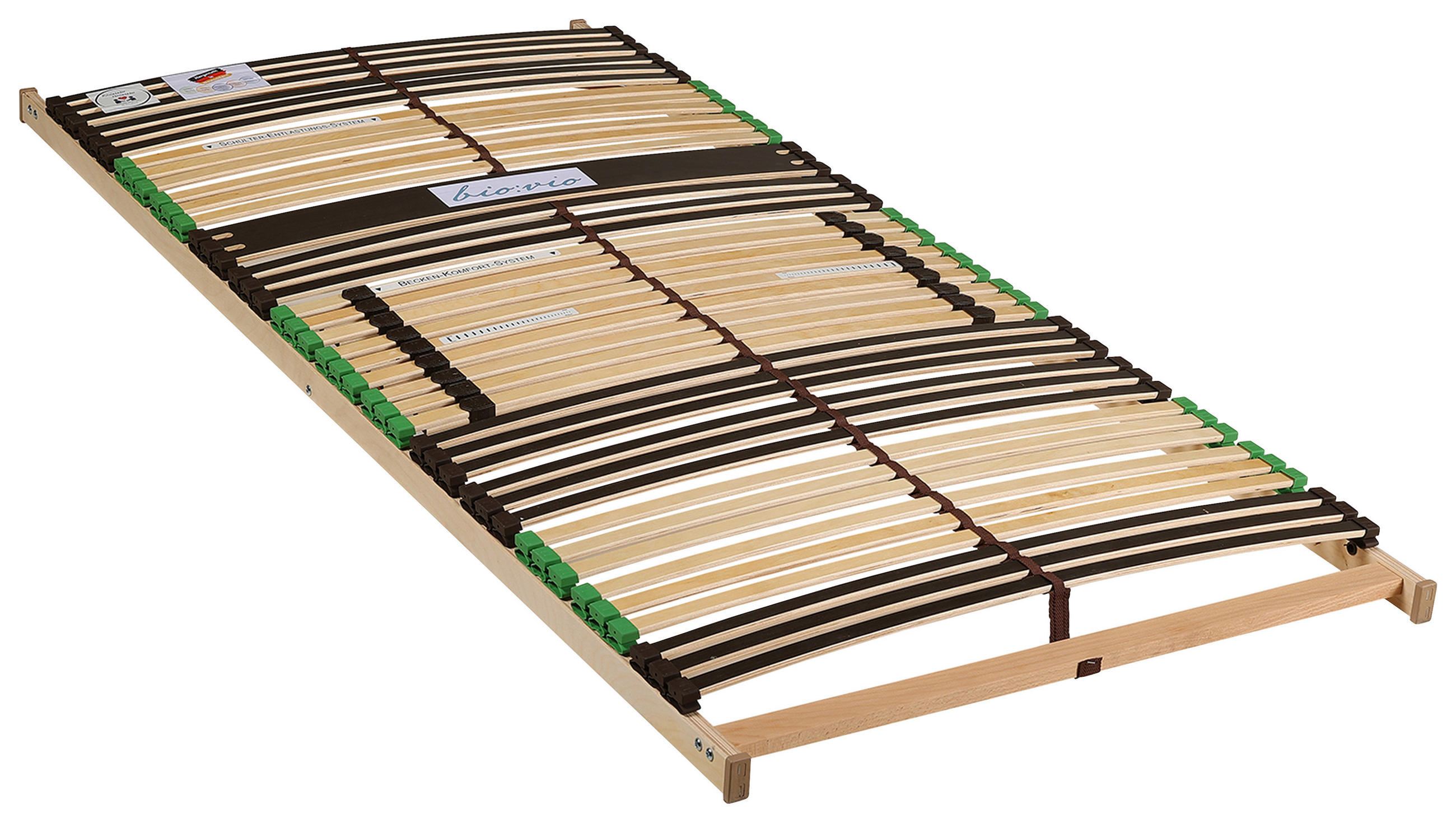 LATTENROST 100/200 cm  - Naturfarben/Braun, Basics, Holz/Kunststoff (100/200cm) - Bio:Vio