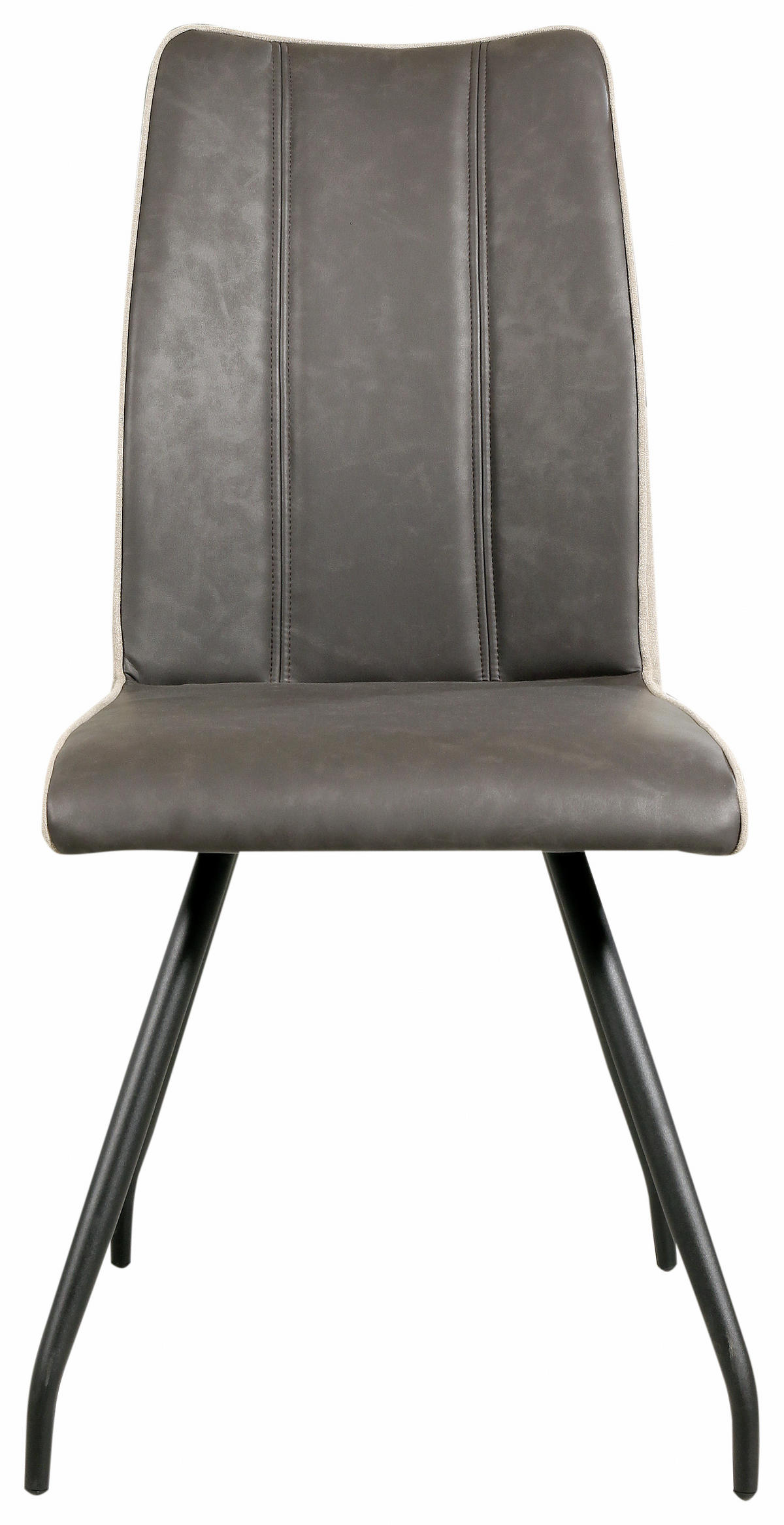 STOLICA  smeđa  metal, tekstil      - smeđa/crna, Design, metal/tekstil (45/96/62,5cm) - Carryhome