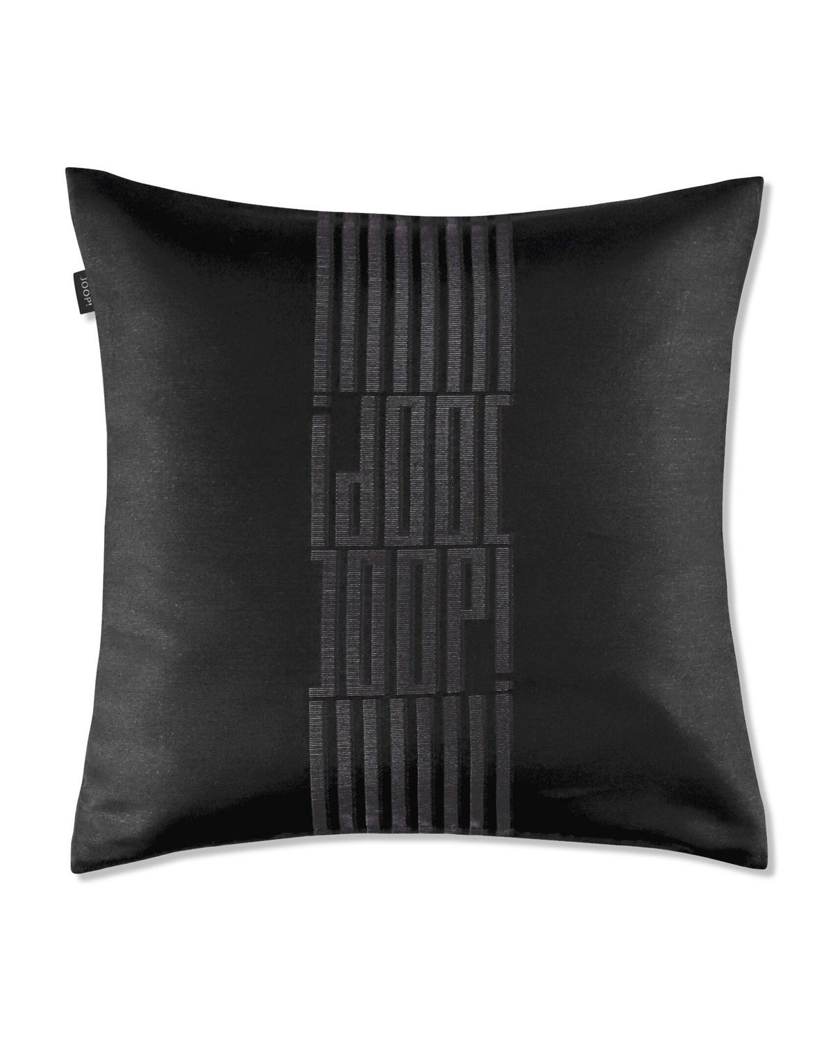 KISSENHÜLLE J!Fine Bars 40/40 cm  - Schwarz, Design, Textil (40/40cm) - Joop!