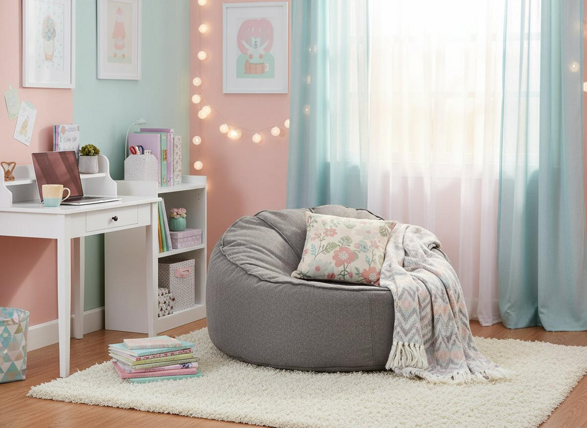 SITZSACK 350 l  - Grau, Design, Textil (125/79/125cm)