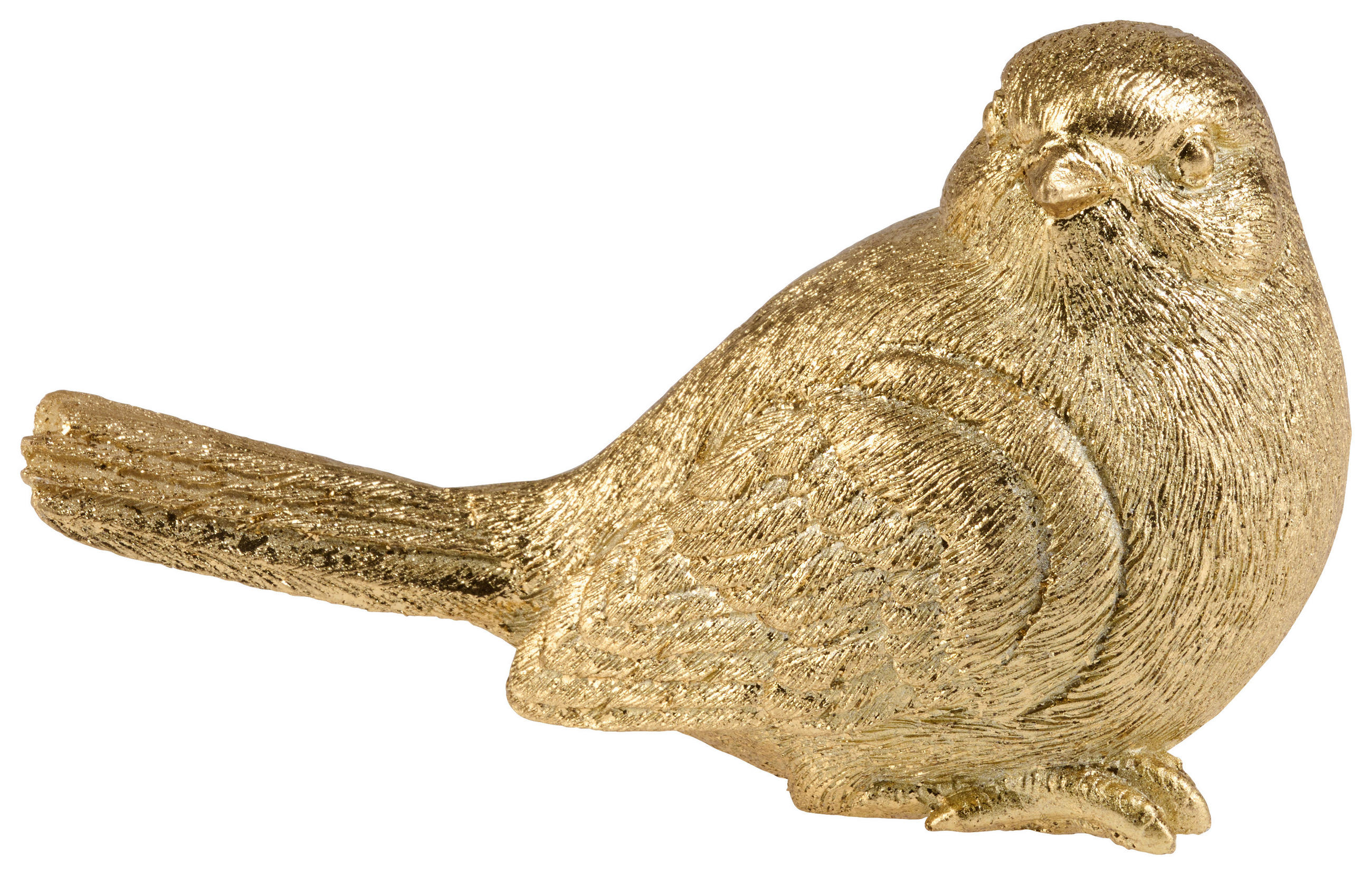 DEKOVOGEL - Goldfarben, LIFESTYLE, Kunststoff (14,5/7,5/8,5cm) - Ambia Home