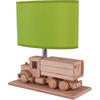 KINDERTISCHLEUCHTE 32/14/27 cm   - Naturfarben/Grün, Natur, Holz/Holzwerkstoff (32/14/27cm)