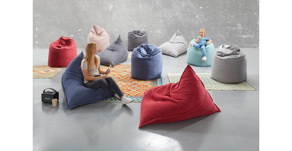 SITZSACK Webstoff 220 L - Mintgrün, KONVENTIONELL, Textil (65/95/75cm) - Xora