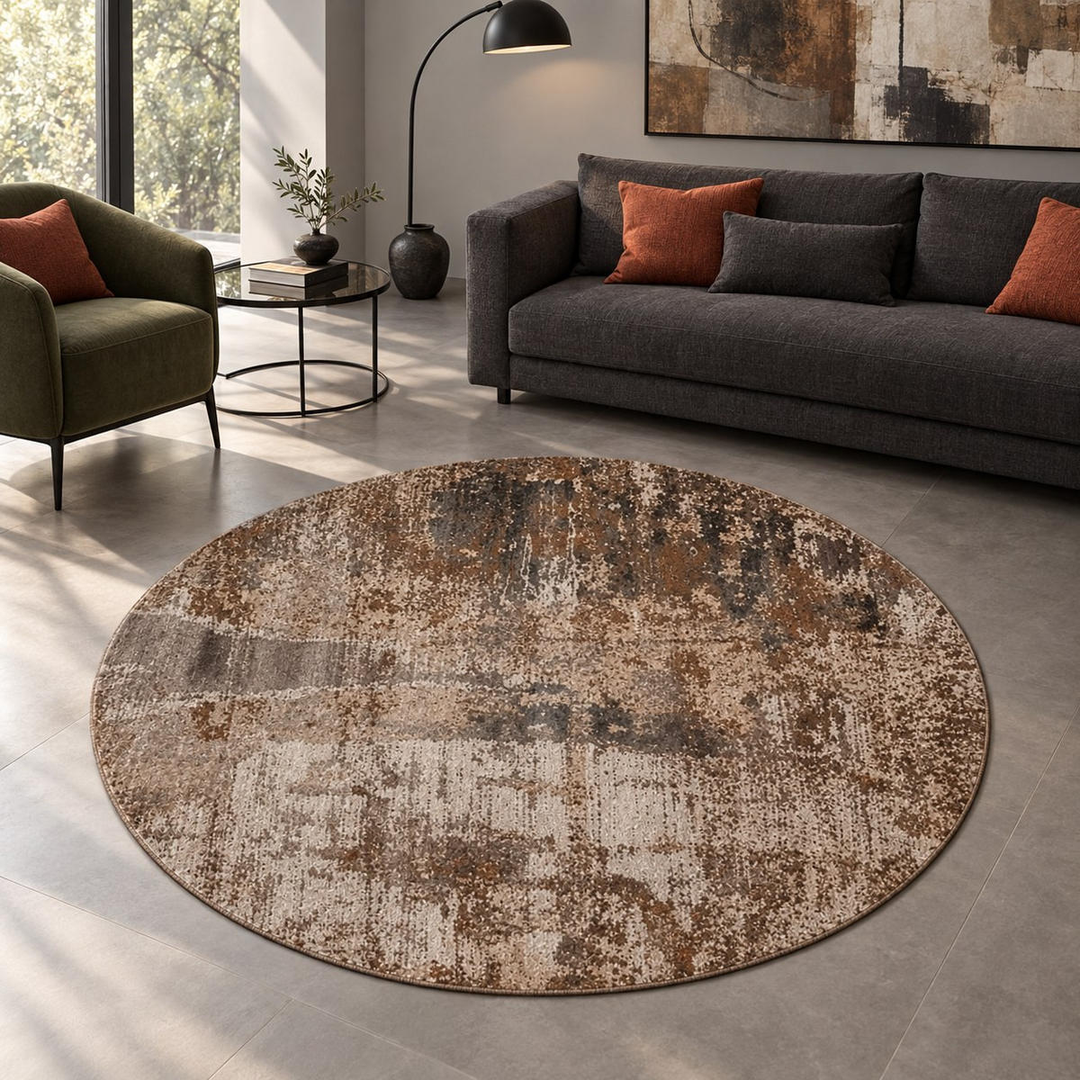 TKANI TEPIH SELENE 160 CM  bež     - bež, Dizajnerski, tekstil (160cm) - Dieter Knoll