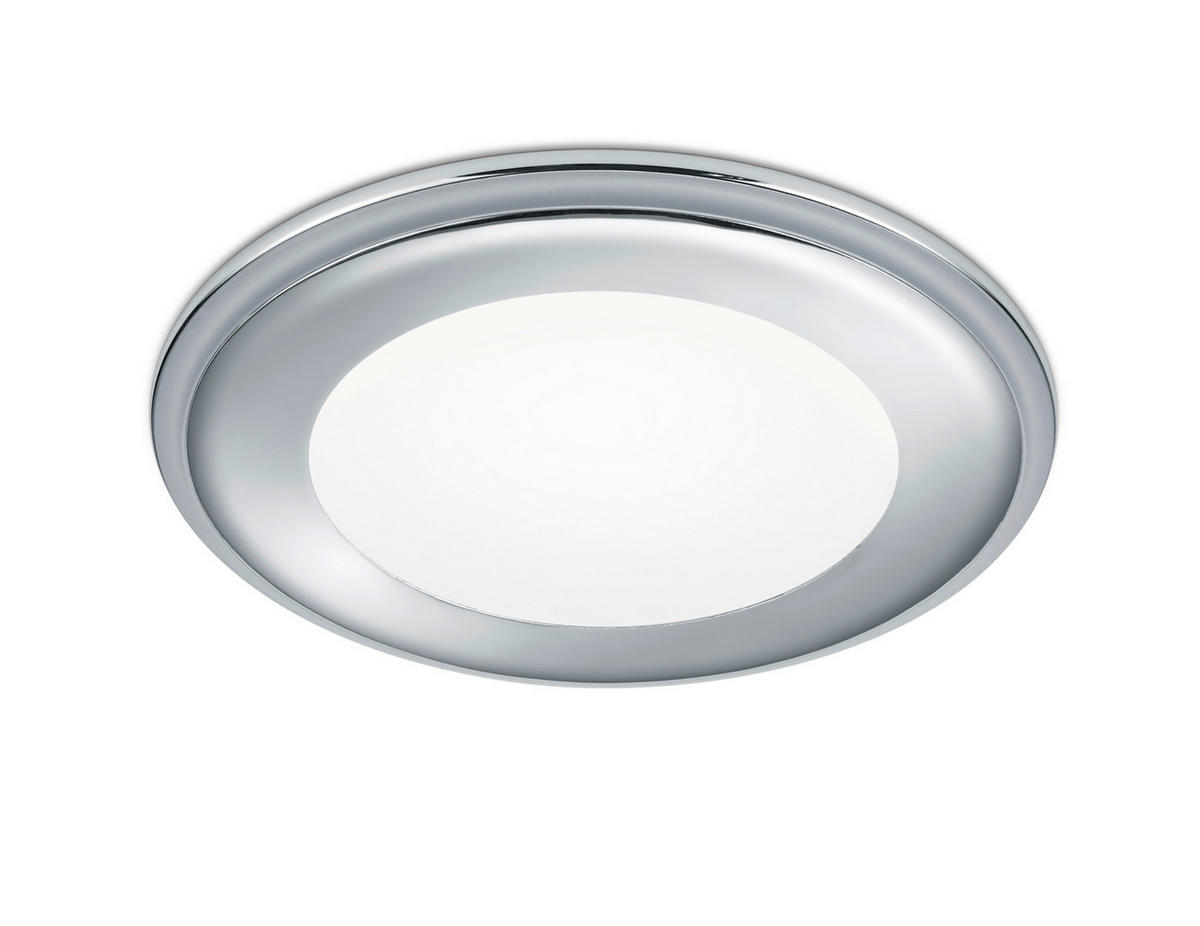 LED-EINBAUSPOT 14,8 cm  - Chromfarben, Basics, Kunststoff (14,8cm) - Trio Leuchten