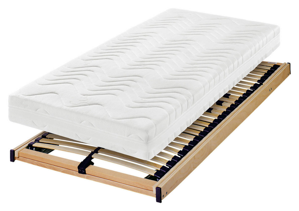 MATRATZENSET 140/200 cm  - Basics, Holz (140/200cm) - Sleeptex