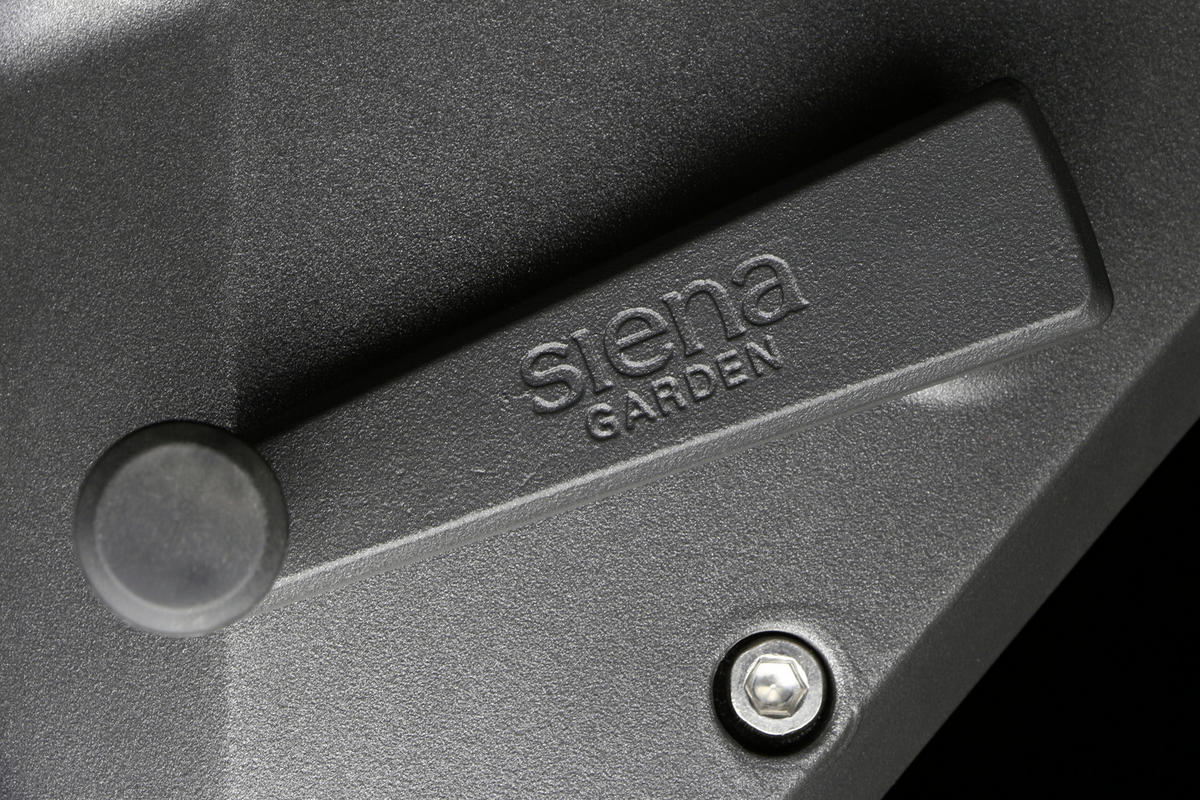 AMPELSCHIRM 350 cm  - Anthrazit/Grau, KONVENTIONELL, Textil/Metall (350/350cm) - Siena Garden