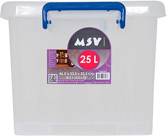 AUFBEWAHRUNGSBOX     - Transparent, Basics, Kunststoff (46.5/25.5/33.5cm) - Spirella