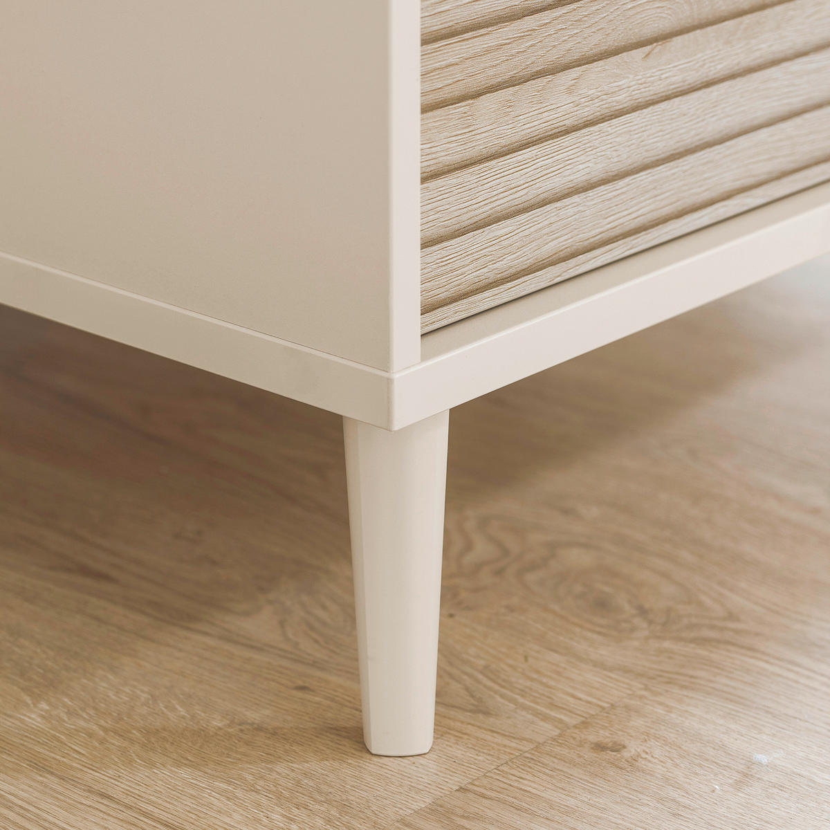 BABYKLEIDERSCHRANK Eefje Eichefarben, Beige  - Eichefarben/Beige, Basics, Holzwerkstoff (123,5/203,5/57,1cm) - Paidi