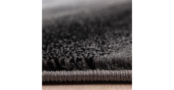 FLACHWEBETEPPICH 140/200 cm Miami Schwarz  - Schwarz, Design, Textil (140/200cm) - Novel