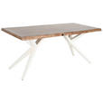 TISCHGESTELL in Metall 60/72/70 cm - Creme, Design, Metall (60/72/70cm) - Landscape