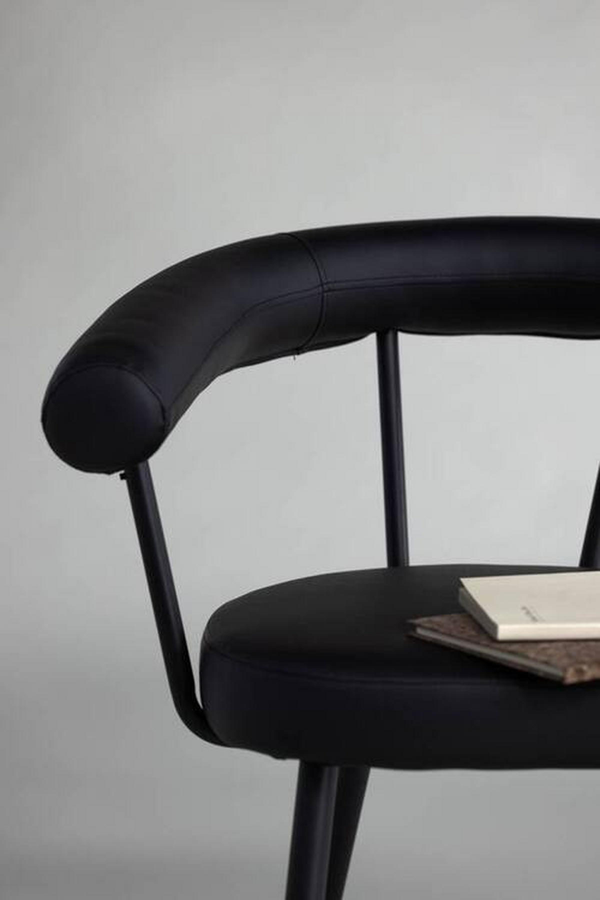 STOL stål  - svart, Design, metall/trä (68/723/60cm) - Lomoco